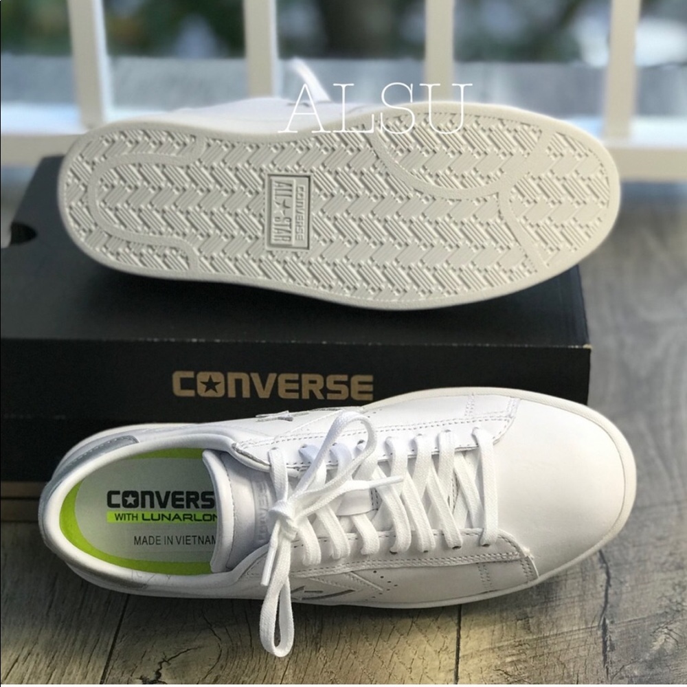 NWT Converse PL LP OX White Silver WMNS AUTHENTIC - Picture 4 of 7